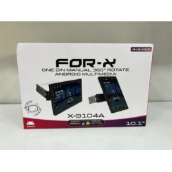 FOR-X X-9104A 360* DÖNER 10.2 TEK DİN TABLET 4/64 PRO SERİ