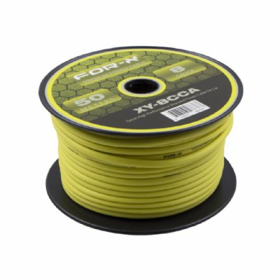 FOR-X XY-8CCA 8GA 50 METRE TOP KABLO ARTI EKSİ