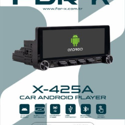 FOR-X X-425A TEK DİN ANDROİD MULTİMEDYA HER ARAÇ UYUMLU 2/32 CARPLAY