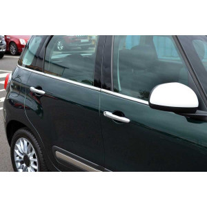 OMSA Fiat 500L HB Krom Cam Alt Çıtası 6 Parça 2013 ve Sonrası