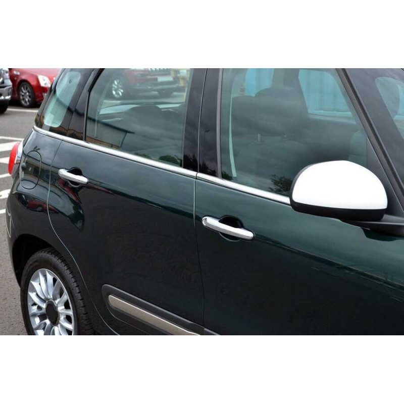 OMSA Fiat 500L HB Krom Cam Alt Çıtası 6 Parça 2013 ve Sonrası