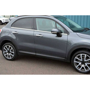 OMSA Fiat 500X Krom Cam Alt Çıtası 4 Parça 2015 ve Sonrası