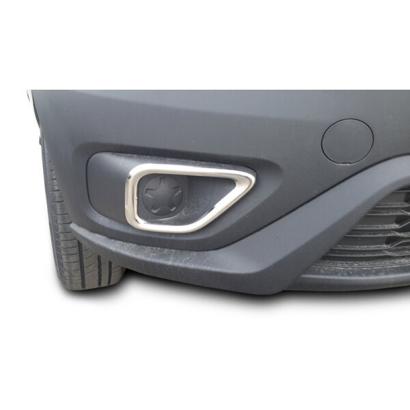 OMSA Fiat Doblo Facelift Krom Sis Farı Çerçevesi 2 Parça 2014-2021 Arası