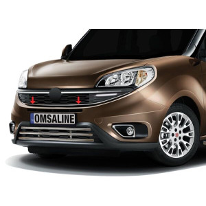 OMSA Fiat Doblo Facelift Krom U Formlu Ön Panjur Çıtası 2015-2021 Arası