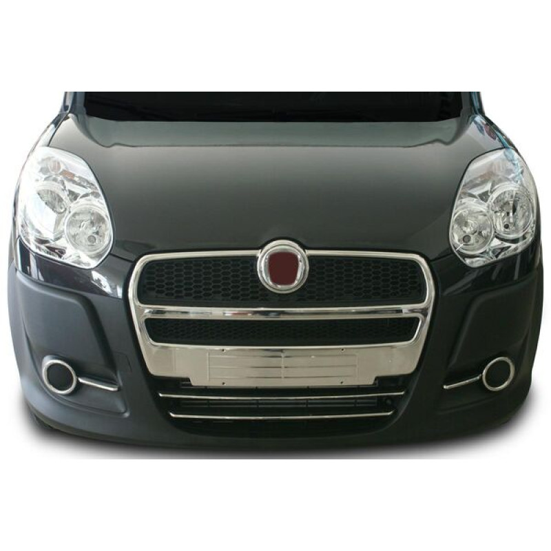 OMSA Fiat Doblo Krom Ön Panjur 2 Parça 2010-2014 Arası