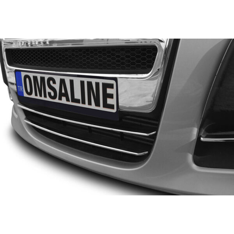 OMSA Fiat Doblo Krom Ön Tampon Çıtası 2 Parça 2010-2014 Arası