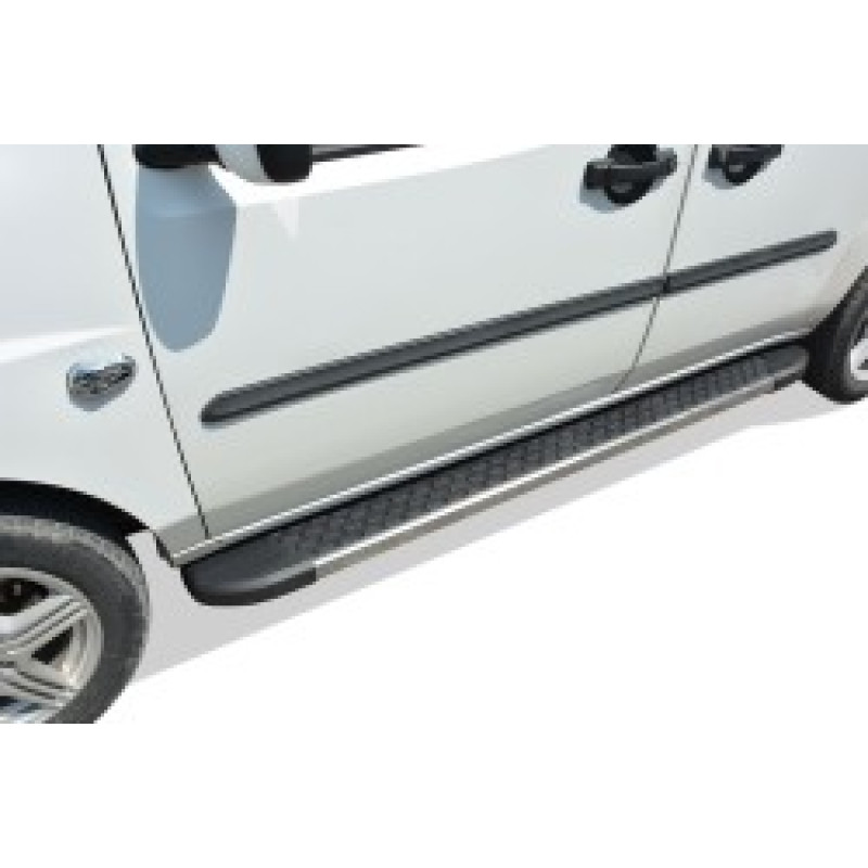 OMSA Fiat Doblo 2 Elegance Yan Basamak Siyah Kısa Şase 2010-2021 Arası