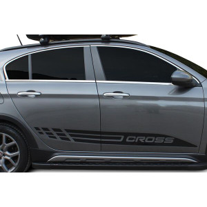 OMSA Fiat Egea Cross Krom Cam Çerçevesi 8 Parça 2020 ve Sonrası