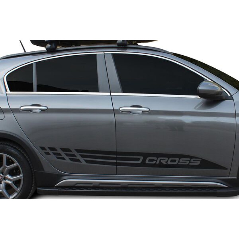 OMSA Fiat Egea Cross Krom Cam Çerçevesi 8 Parça 2020 ve Sonrası