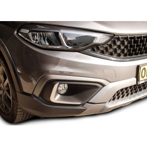 OMSA Fiat Egea Cross Krom Sis Far Çerçevesi 2 Parça Taşlı 2020 ve Sonrası