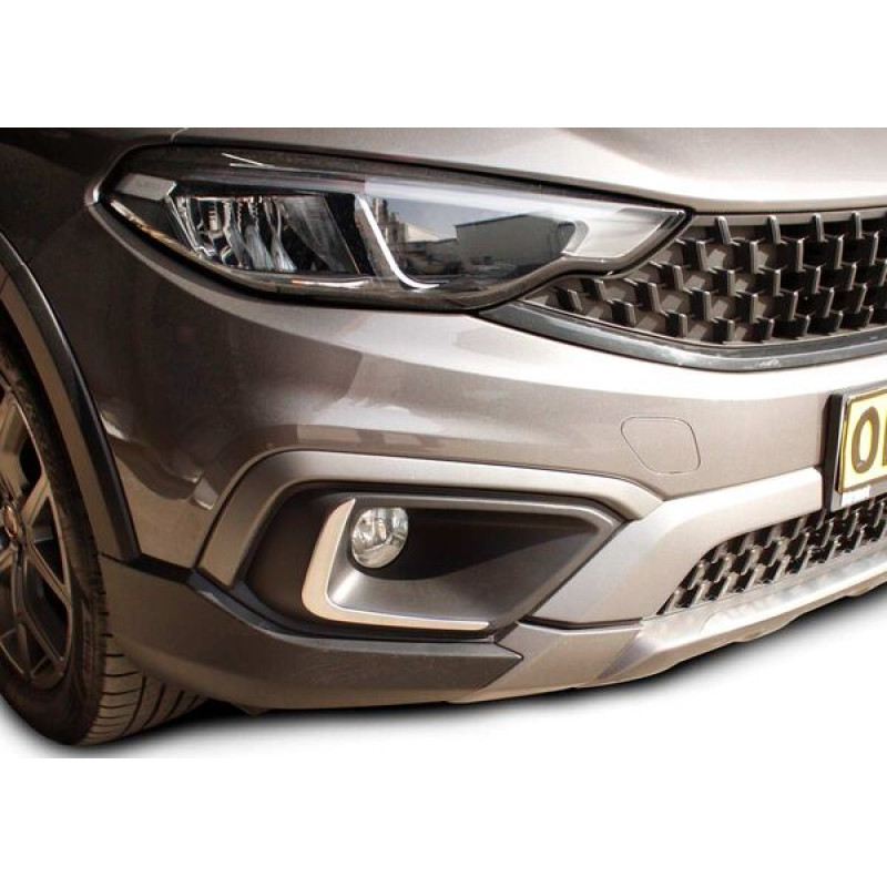 OMSA Fiat Egea Cross Krom Sis Far Çerçevesi 2 Parça Taşlı 2020 ve Sonrası
