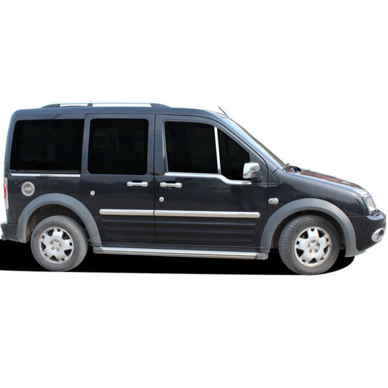 OMSA Ford Connect Krom Yan Kapı Çıtası 4 Parça Uzun Şase 2009-2014 Arası