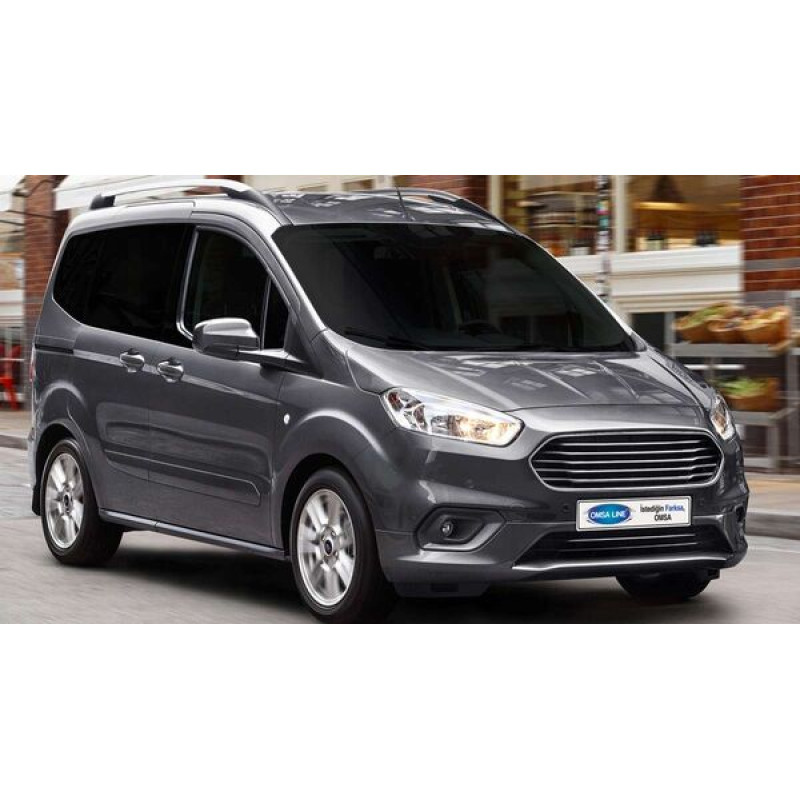 OMSA Ford Courier Krom Ön Panjur 5 Parça 2018-2023 Arası