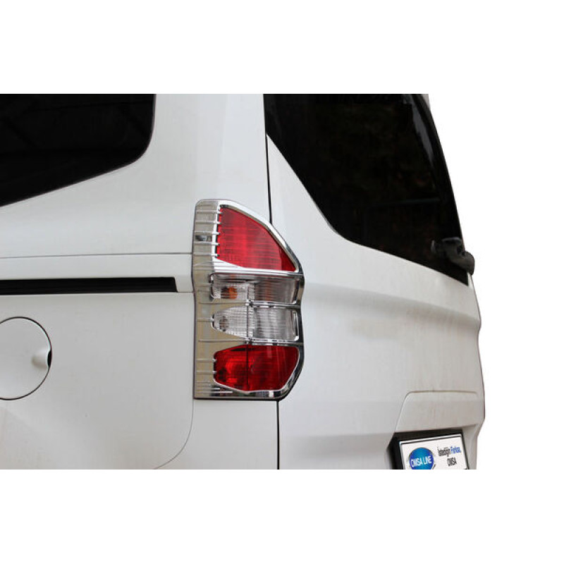 OMSA Ford Courier Krom Stop Çerçevesi 2 Parça ABS 2014-2017 Arası