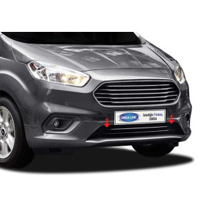 OMSA Ford Courier Krom Ön Tampon Çıtası 2 Parça 2018-2023 Arası