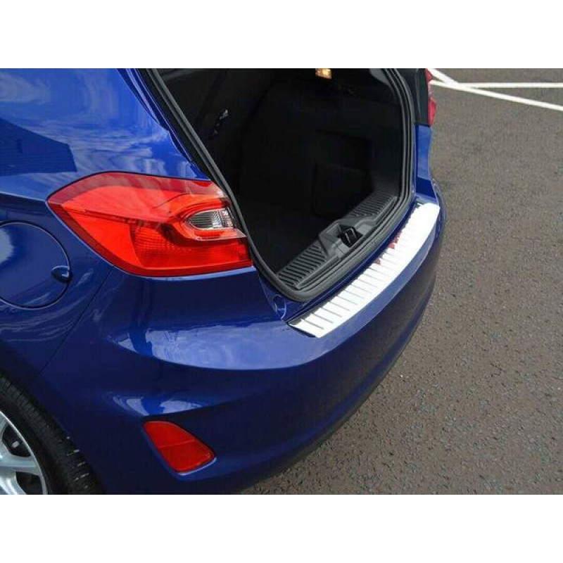 OMSA Ford Fiesta 7 Krom Arka Tampon Eşiği Taşlı 2018 ve Sonrası