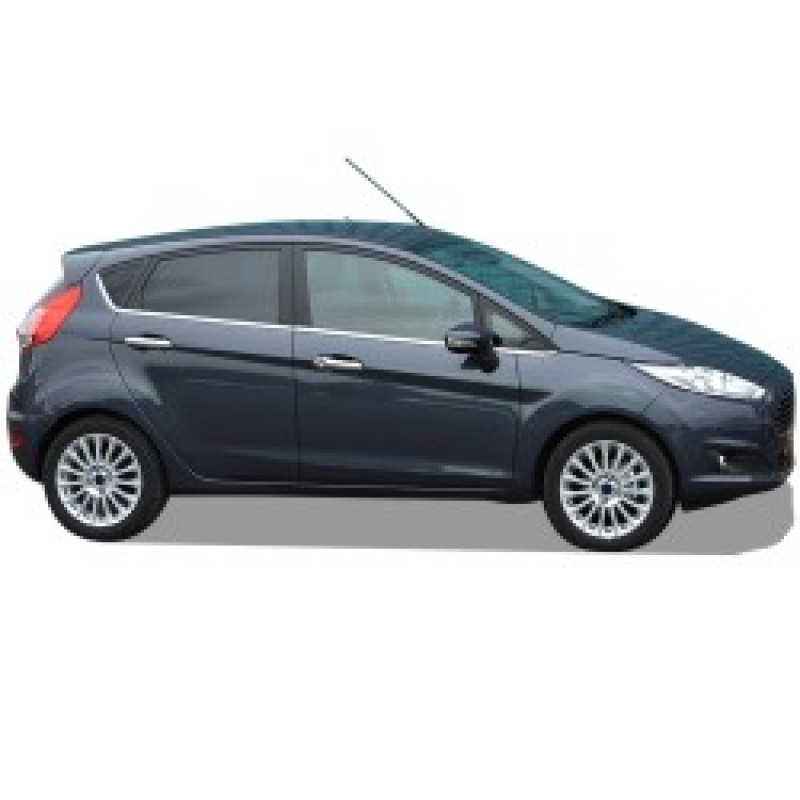 OMSA Ford Fiesta 6 Siyah Krom Ayna Kapağı 2 Parça Abs 2009-2017 Arası