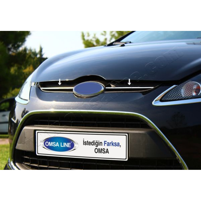 OMSA Ford Fiesta Krom Ön Panjur 2 Parça 2009-2013 Arası