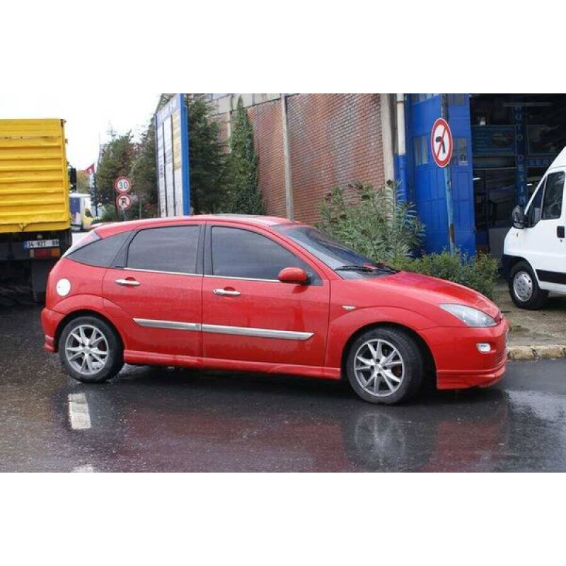 OMSA Ford Focus 1 HB-SD Krom Cam Alt Çıtası 4 Parça 1998-2005 Arası