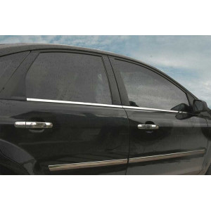 OMSA Ford Focus 2 HB-SD-SW Krom Cam Alt Çıtası 4 Parça 2005-2011 Arası