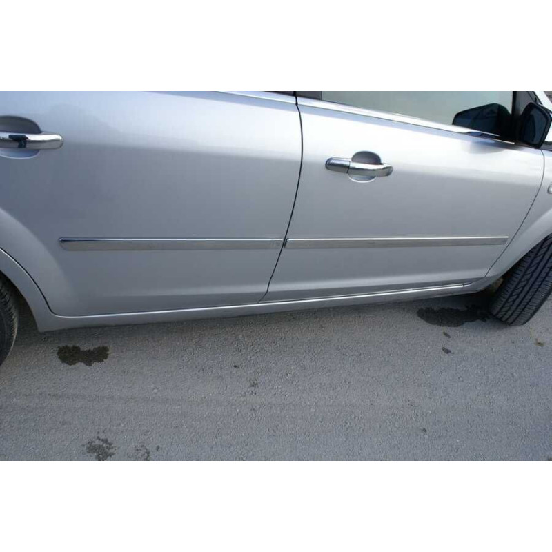 OMSA Ford Focus 2 HB/Sedan Krom Yan Kapı Çıtası 4 Parça 2005-2008 Arası