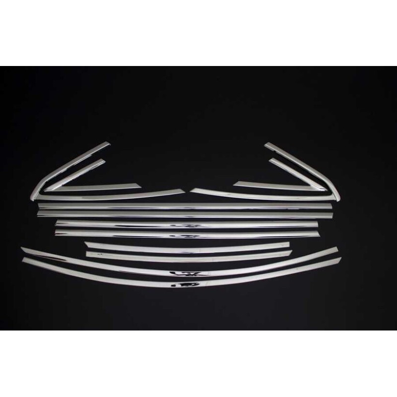 OMSA Ford Focus 3 Sedan Krom Cam Çerçevesi 12 Parça 2010-2018 Arası