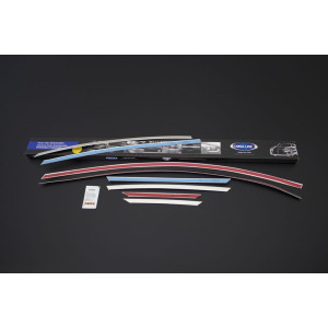 OMSA Ford Focus 3 Sedan Krom Üst Cam Çerçevesi 8 Parça 2010-2018 Arası
