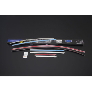 OMSA Ford Focus 3 Sedan Krom Üst Cam Çerçevesi 8 Parça 2010-2018 Arası