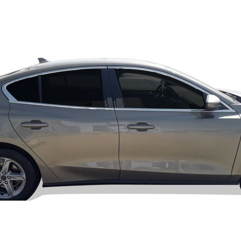 OMSA Ford Focus 4 Sedan HB Krom Cam Çerçevesi 8 Parça 2018 ve Sonrası