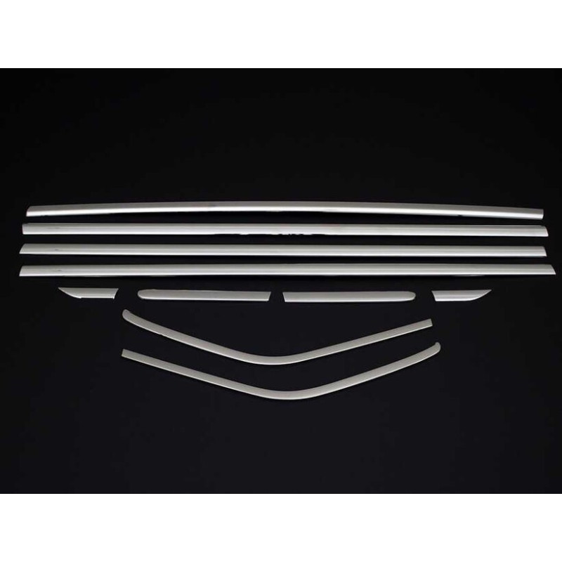 OMSA Ford Kuga 2 Krom Cam Alt Çıtası 10 Parça 2012-2019 Arası