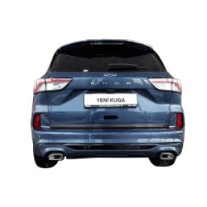 OMSA Ford Kuga 3 Krom Arka Tampon Eşiği 2020 ve Sonrası
