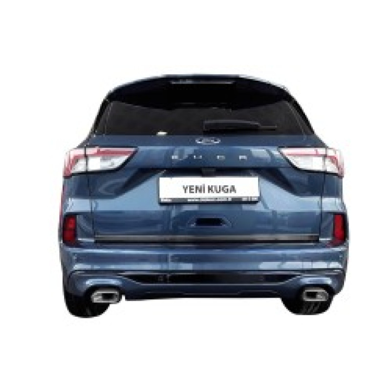 OMSA Ford Kuga 3 Krom Arka Tampon Eşiği Taşlı 2020 ve Sonrası