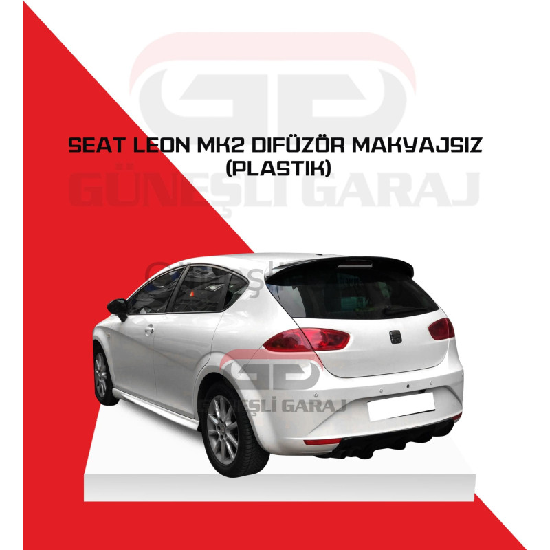 Seat Leon Mk2 Makyajsız Difüzör (Plastik) Piano Black - Boyalı
