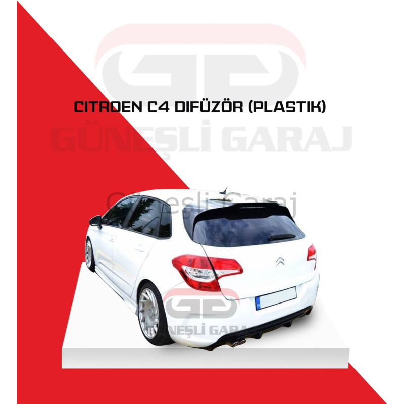 Citroen C4 Difüzör (Plastik) Piano Black - Boyasız