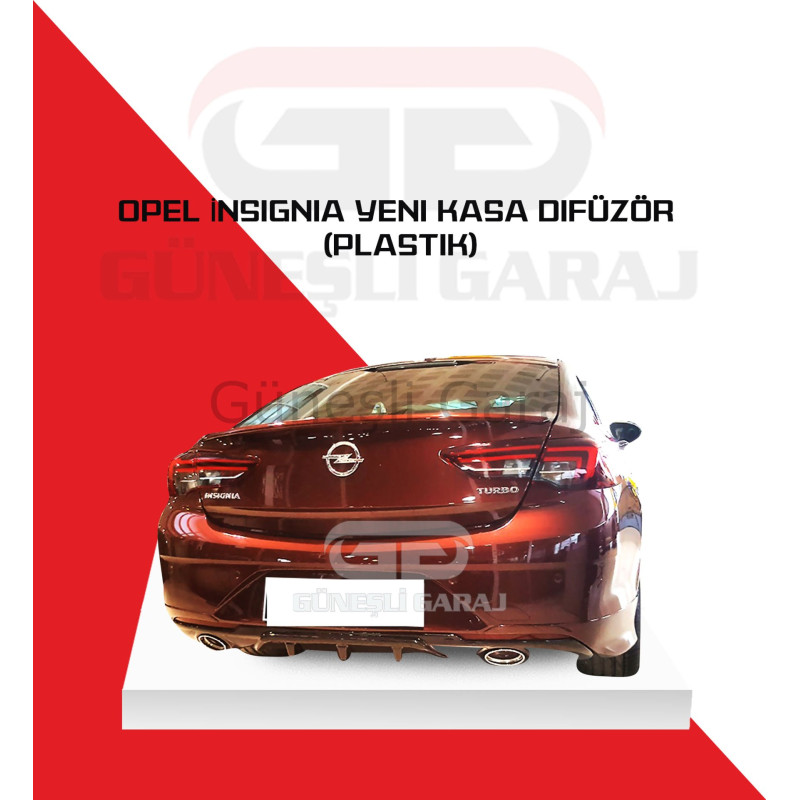 Opel İnsignia Yeni Kasa Difüzör (Plastik) Piano black - Boyalı