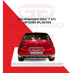 Volkswagen Golf 7 Gti Difüzör (Plastik) Piano Black - Boyalı