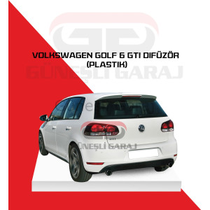 Volkswagen Golf 6 GTI Difüzör (Plastik) Piano Black - Boyalı