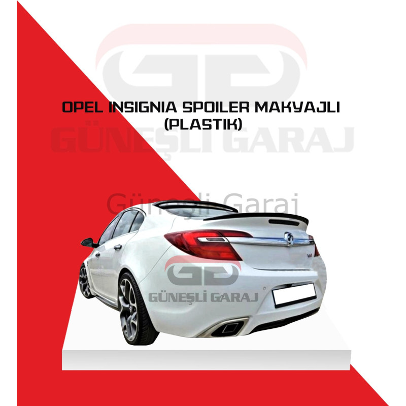 Opel İnsignia Makyajlı Spoiler (Plastik) Piano black - Boyalı