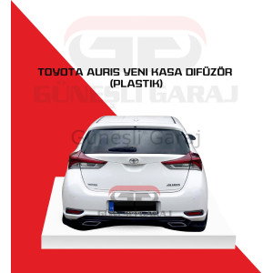Toyota Auris Yeni Kasa Difüzör (Plastik) Boyalı