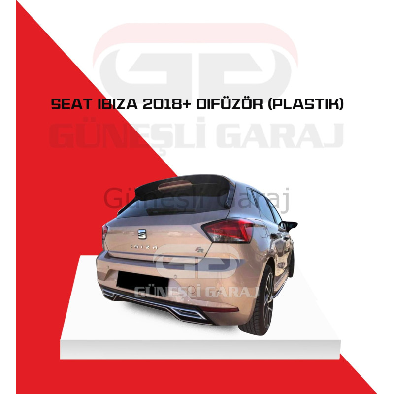 Seat İbiza Difüzör (Plastik) Piano Black - Boyalı