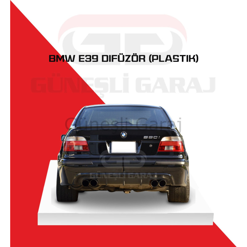 Bmw E39 Difüzör (Plastik) Piano Black - Boyalı