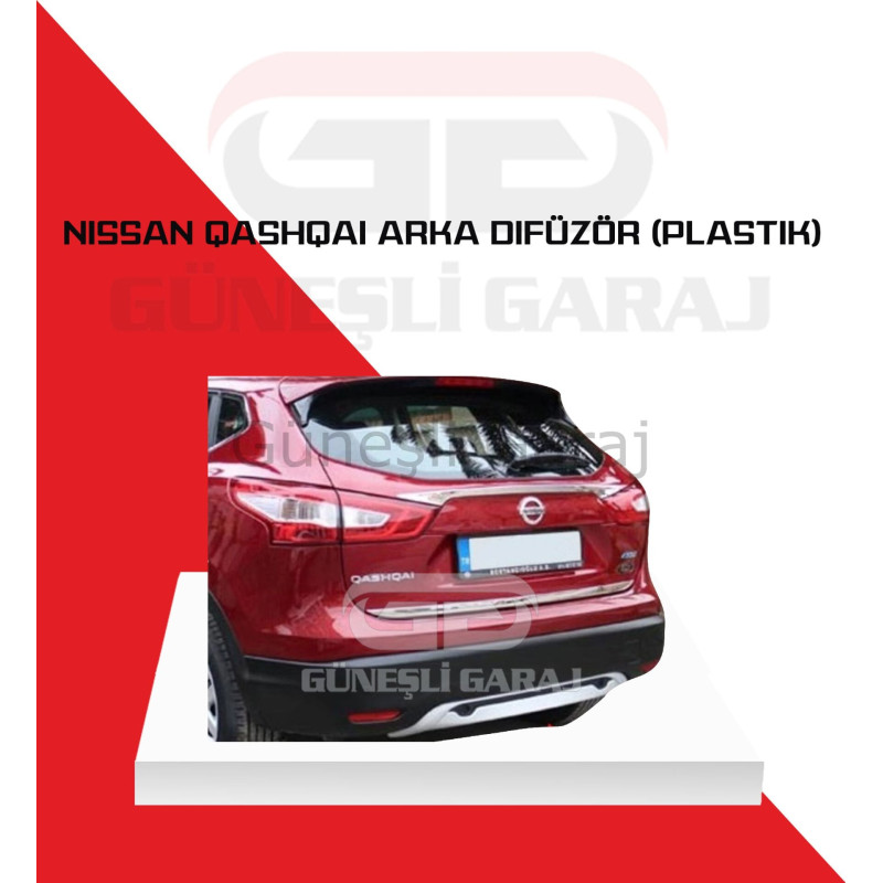 Nissan Qashqai Arka Difüzör (Plastik) Boyalı