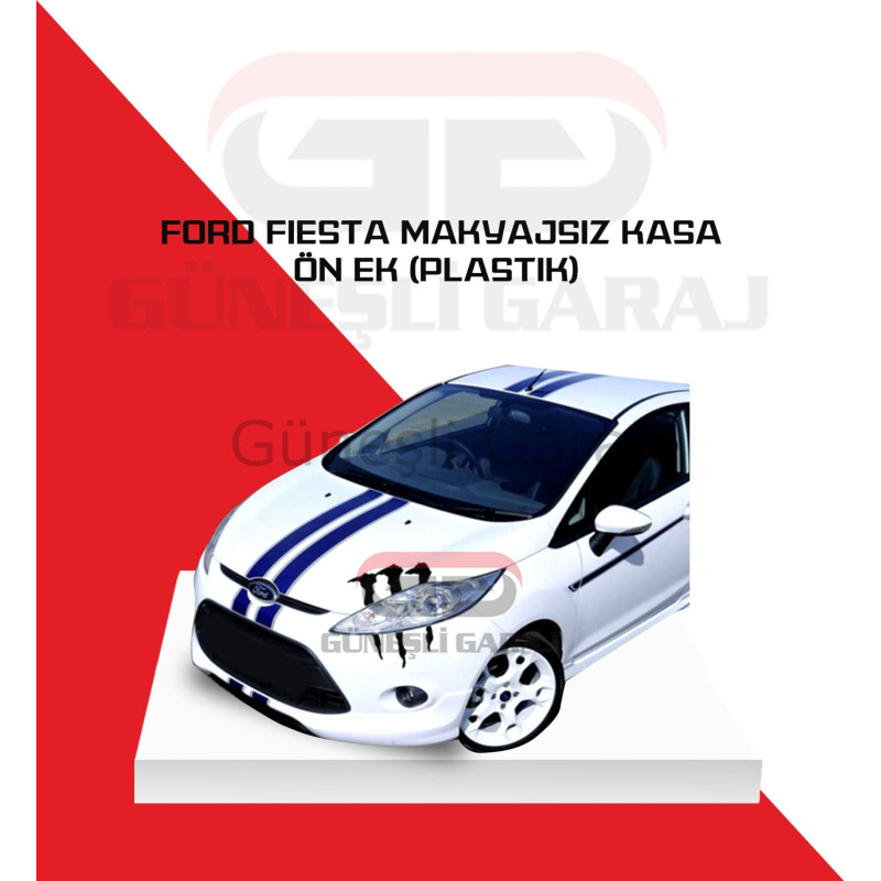 Ford Fiesta Makyajsız Kasa Ön Ek (Plastik) Boyalı