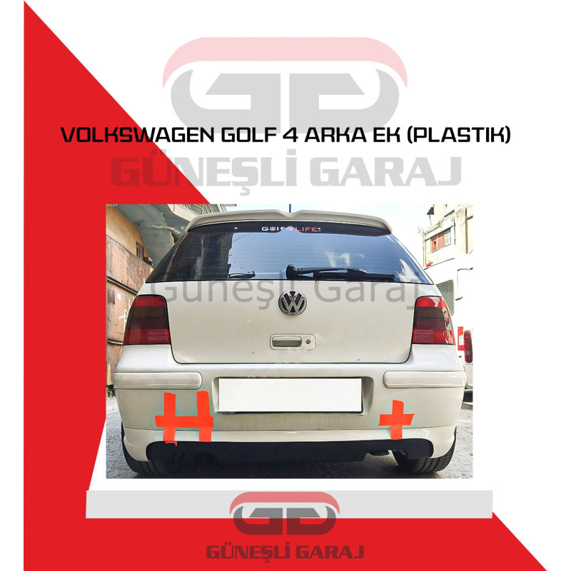 Volkswagen Golf 7 Oettinger Arka Ek (Plastik) Boyalı