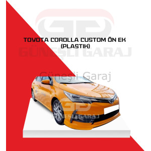 Toyota Corolla Custom Ön Ek (Plastik) Boyalı