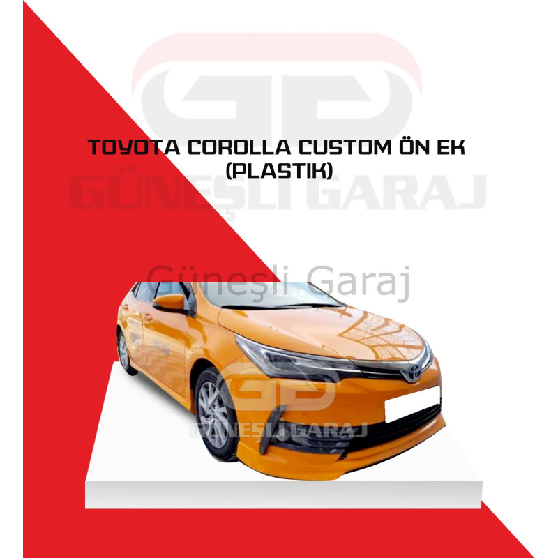 Toyota Corolla Custom Ön Ek (Plastik) Boyalı