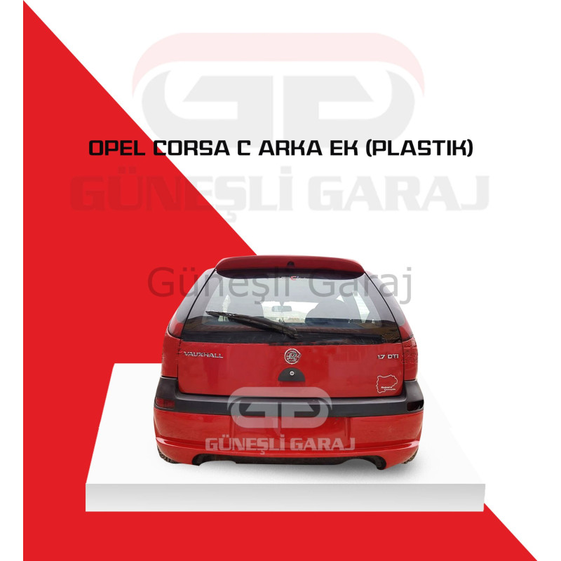 Opel Corsa C Arka Ek Makyajsız (Plastik) Boyalı