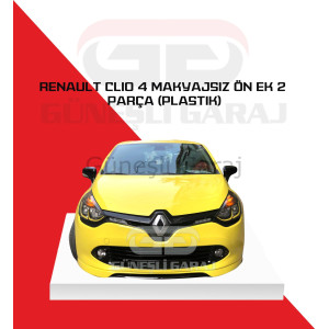 Renault Clio 4 Makyajsız Ön Ek 2 Parça (Plastik) Boyalı