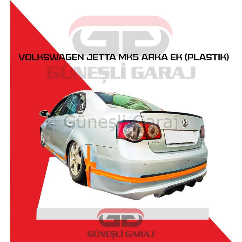 Volkswagen Jetta Mk5 Arka Ek (Plastik) Boyalı