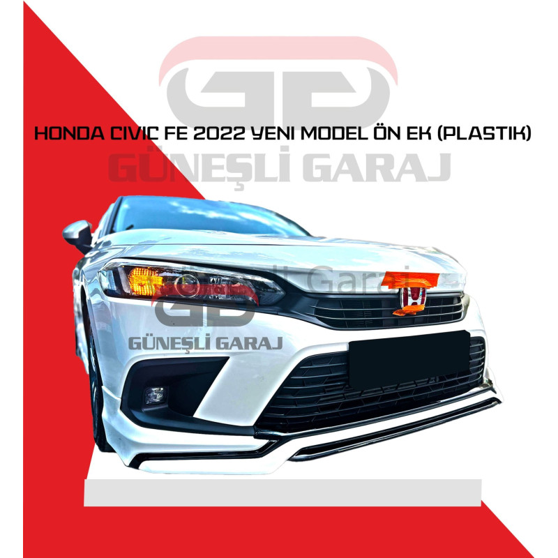 Honda Civic FE 2022 Yeni Model Ön Ek (Plastik) Boyalı